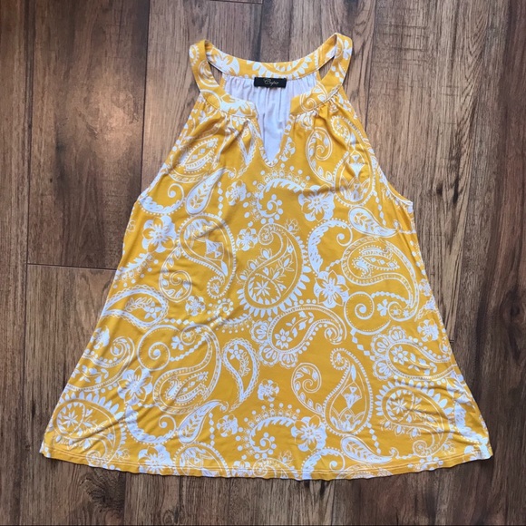 🛍3 For $25🛍 Paisley Flowy Summer Tank Top - Picture 4 of 5